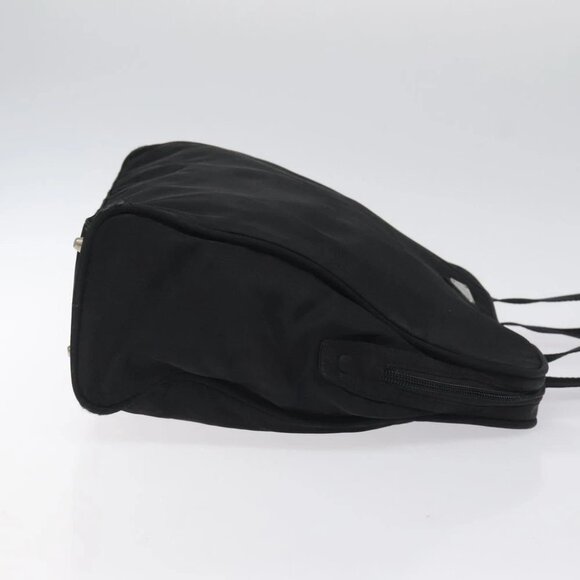 PRADA Hand Bag Nylon Black Silver Auth bs24646 - Picture 4 of 16